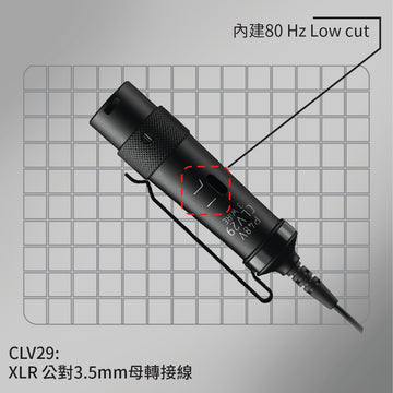 CLV29 XLR 轉接線